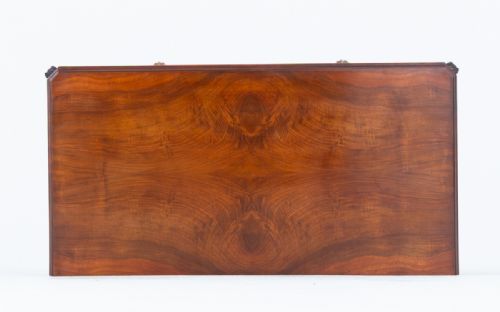 WALNUT 2 DRAWER SIDE TABLE - ADDITIONAL PHOTO 5