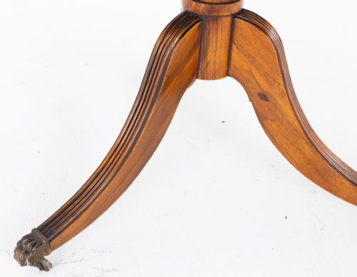 fig 1. Figured Oak Regency Revival Dining Table