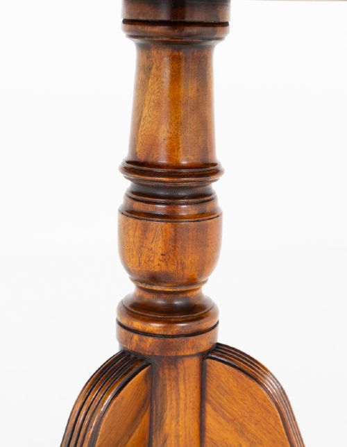 Figured Oak Regency Revival Dining Table View III