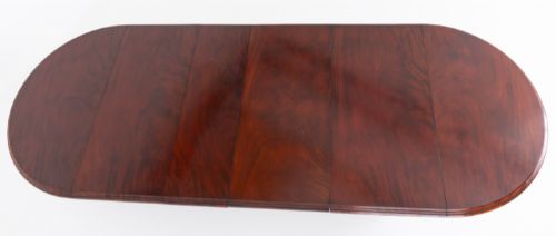 LARGE VICTORIAN MAHOGANY EXTENDING DINING TABLE - ADDITIONAL PHOTO 9