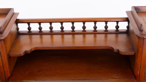 VICTORIAN OAK DICKENS DESK - ADDITIONAL PHOTO 6