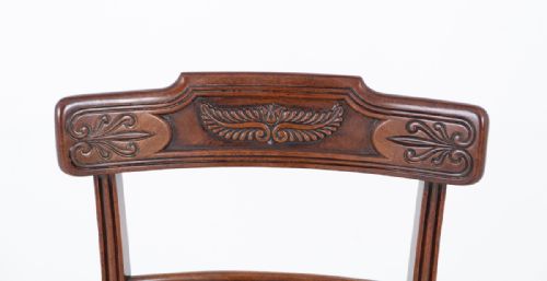A GOOD SET OF 8 REGENCY MAHOGANY DINING CHAIRS - ADDITIONAL PHOTO 8