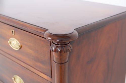 VICTORIAN MAHOGANY CHEST OF DRAWERS - ADDITIONAL PHOTO 4