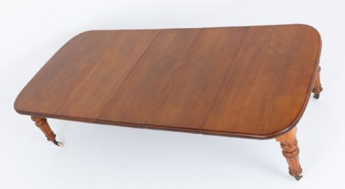 BLONDE OAK VICTORIAN EXTENDING DINING TABLE - ADDITIONAL PHOTO 9