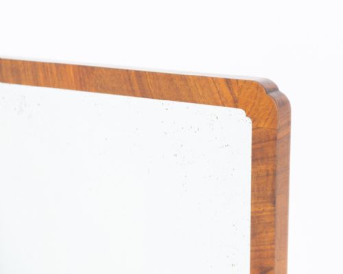ELEGANT WALNUT CHEVAL MIRROR - ADDITIONAL PHOTO 4