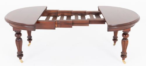 WILLIAM IV MAHOGANY EXTENDING DINING TABLE - ADDITIONAL PHOTO 5