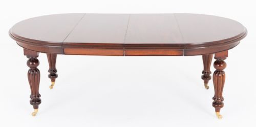 WILLIAM IV MAHOGANY EXTENDING DINING TABLE - ADDITIONAL PHOTO 6