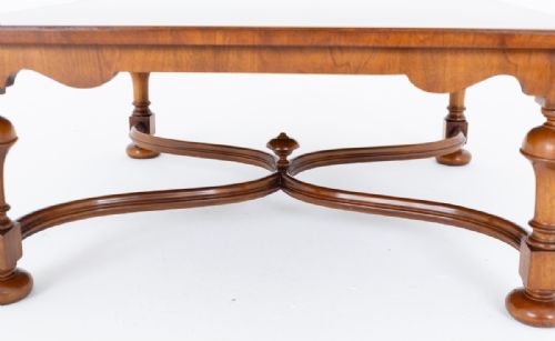 CAROLEAN STYLE WALNUT COFFEE TABLE - ADDITIONAL PHOTO 2