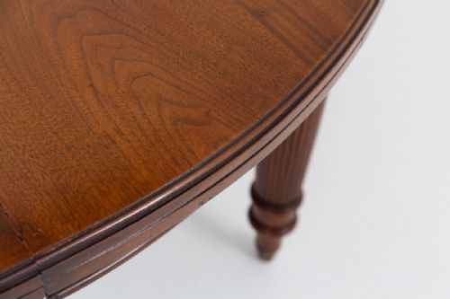 WALNUT 3 LEAF EXTENDING DINING TABLE - ADDITIONAL PHOTO 6