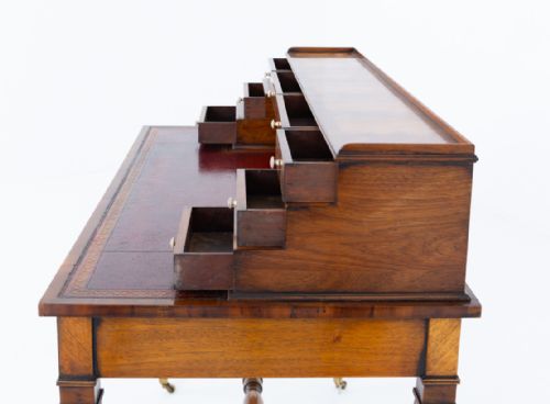 MAHOGANY REGENCY STYLE BONHEUR DU JOUR - ADDITIONAL PHOTO 2