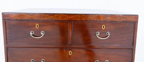REGENCY MAHOGANY CHEST OF DRAWERS - ADDITIONAL PHOTO 2