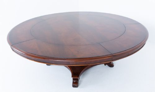 WILLIAM IV STYLE MAHOGANY EXPANDING DINING TABLE - ADDITIONAL PHOTO 11