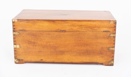 CAMPHOR WOOD MILITARY CAMPAIGN TRUNK - ADDITIONAL PHOTO 7