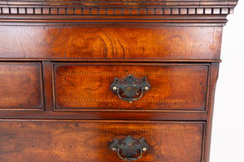 FIGURED ELM CHEST ON CHEST - ADDITIONAL PHOTO 1