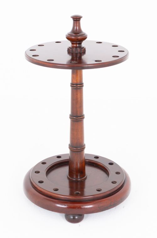 VICTORIAN MAHOGANY SNOOKER CUE STAND