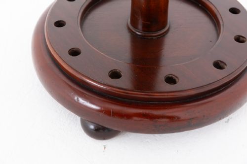 VICTORIAN MAHOGANY SNOOKER CUE STAND - ADDITIONAL PHOTO 3