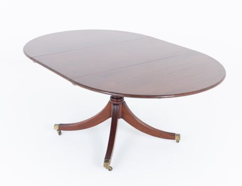 Regency Revival Mahogany Dining Table