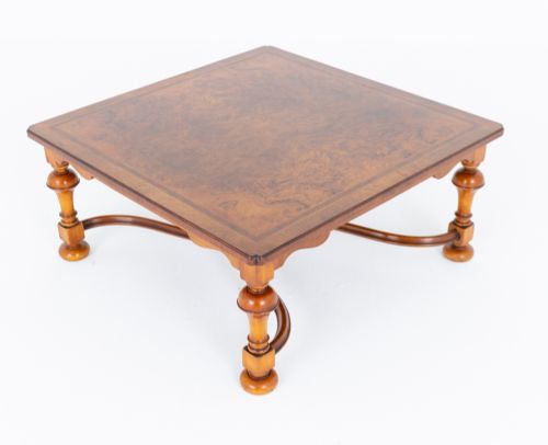 Carolean Style Walnut Coffee Table