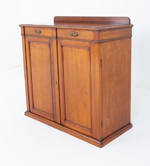 2 Door Victorian  Mahogany Side Cabinet