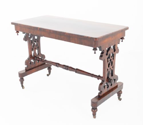 Victorian Rosewood Stretcher Table