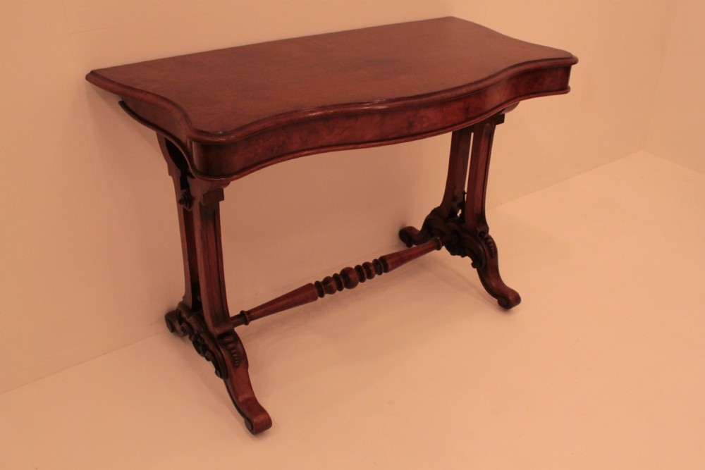 Victorian Walnut stretcher table