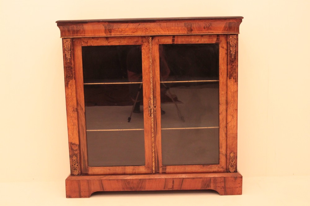 Victorian 2 door Walnut pier Cabinet