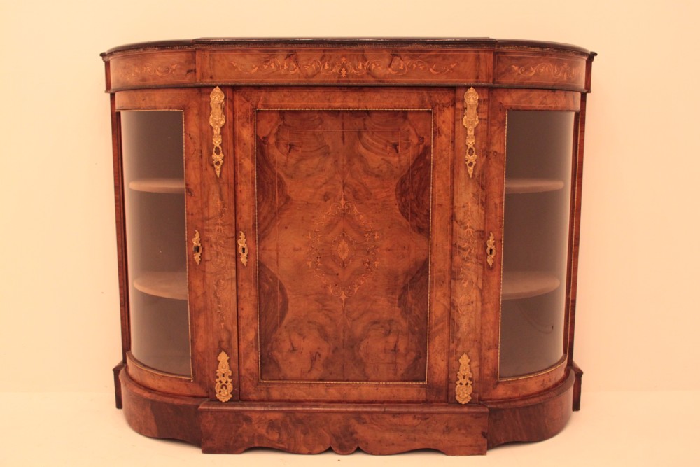 Burr Walnut Credenza 