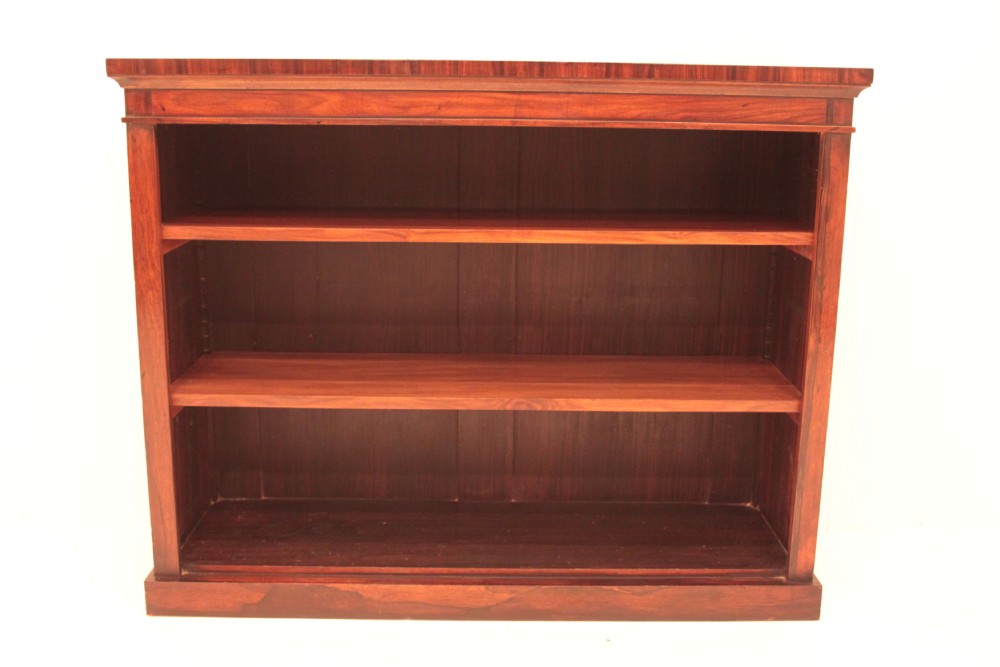 Mid Victorian Rosewood Open Bookcase
