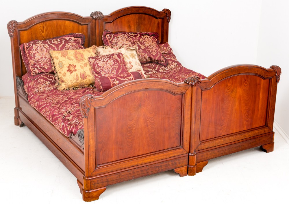 Fabulous Quality Mahogany French Double Bed.