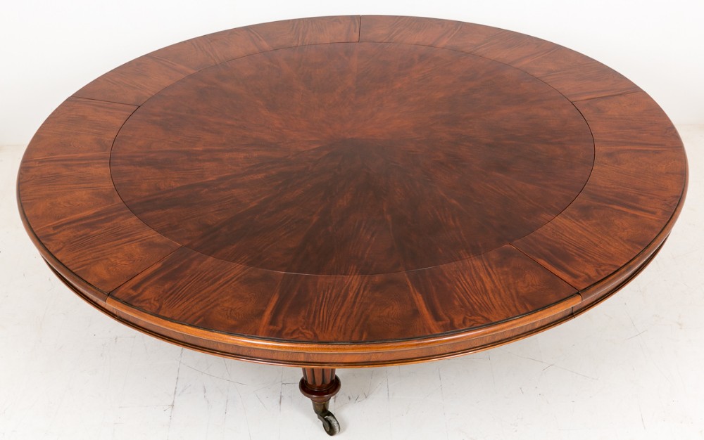 Highly unusual Mid Victorian Style Circular Dining Table