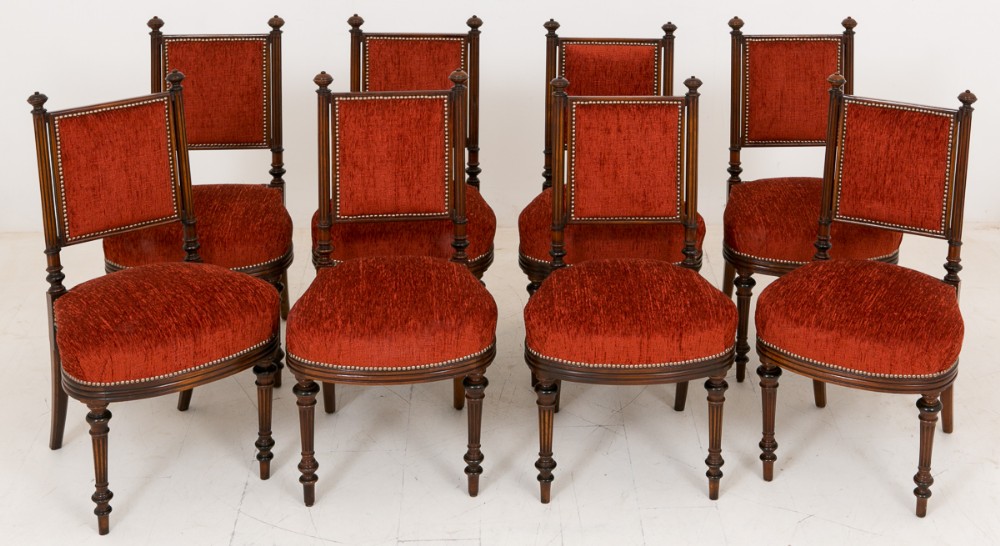 Superb set of 8 William IV Style Mahogany Chairs