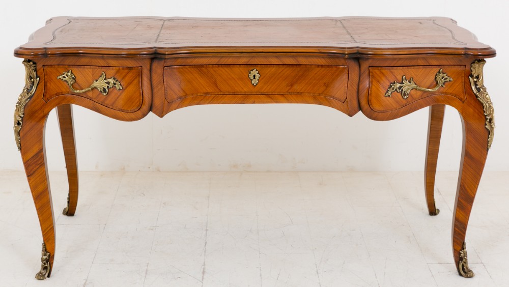 French Mid 19th Century Walnut Bureau Plat