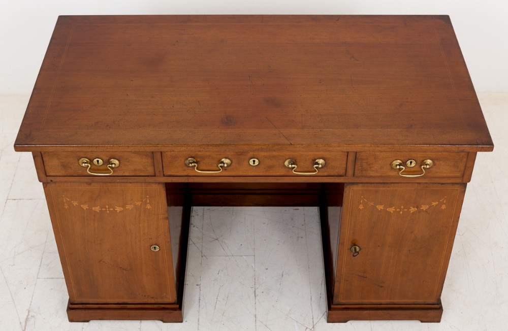 French Inlaid Mahogany desk