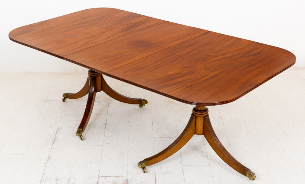 Regency Style Mahogany Dining Table