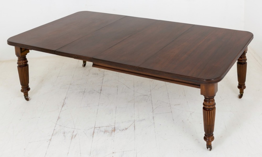 Victorian Walnut Extending Dining Table