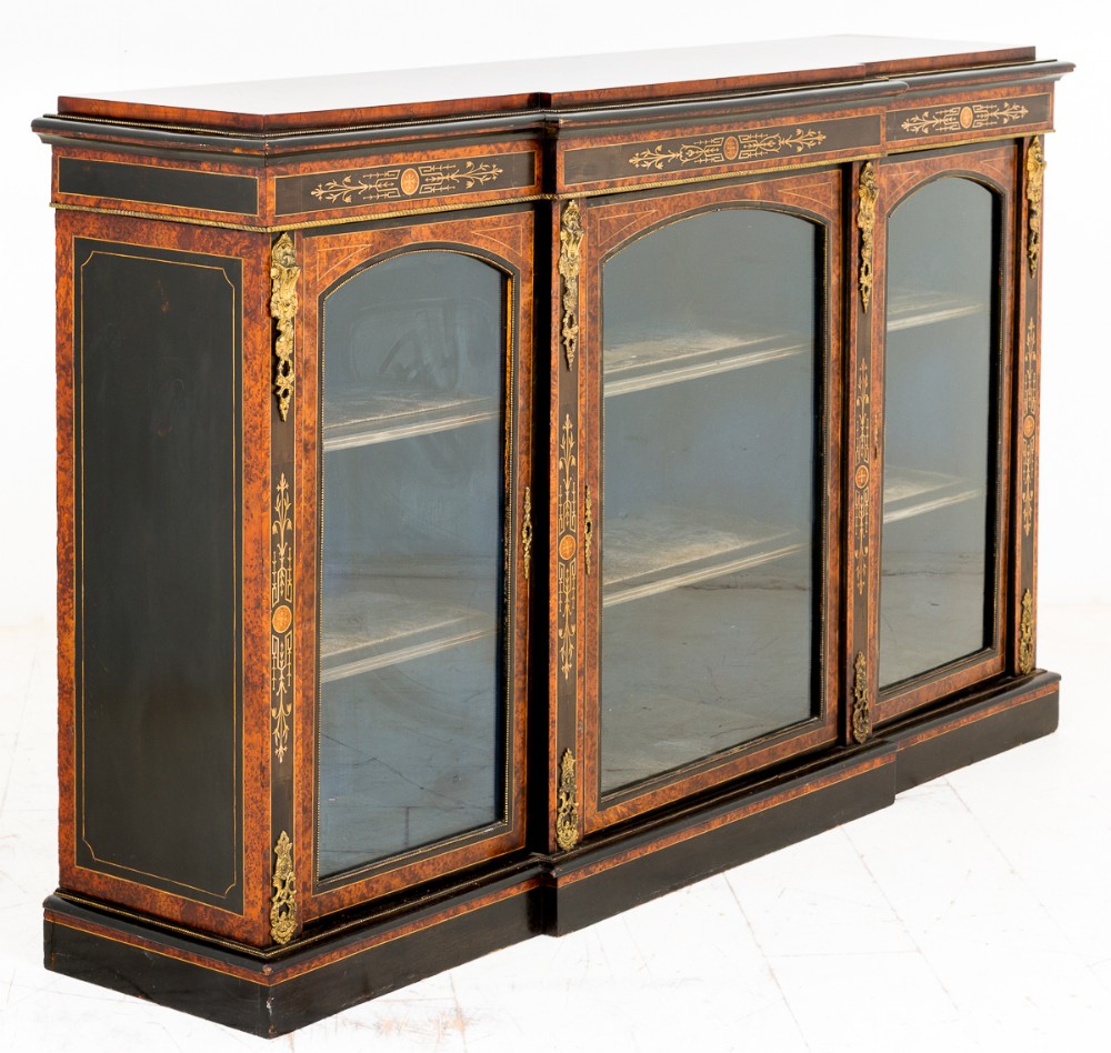 Victorian 3 Door Breakfront Cabinet