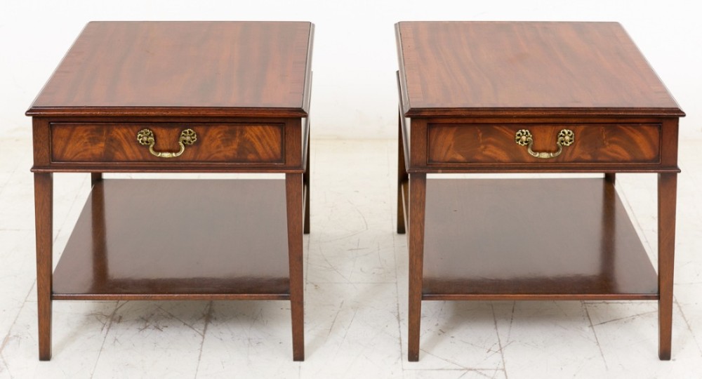 Pair of Mahogany End tables