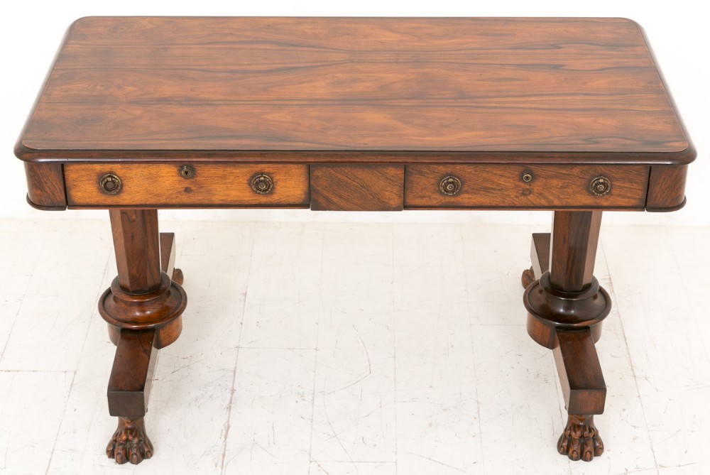 William IV Rosewood Library Table