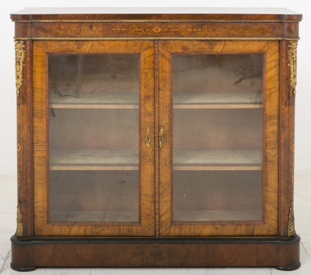 Victorian Walnut Pier Cabinet