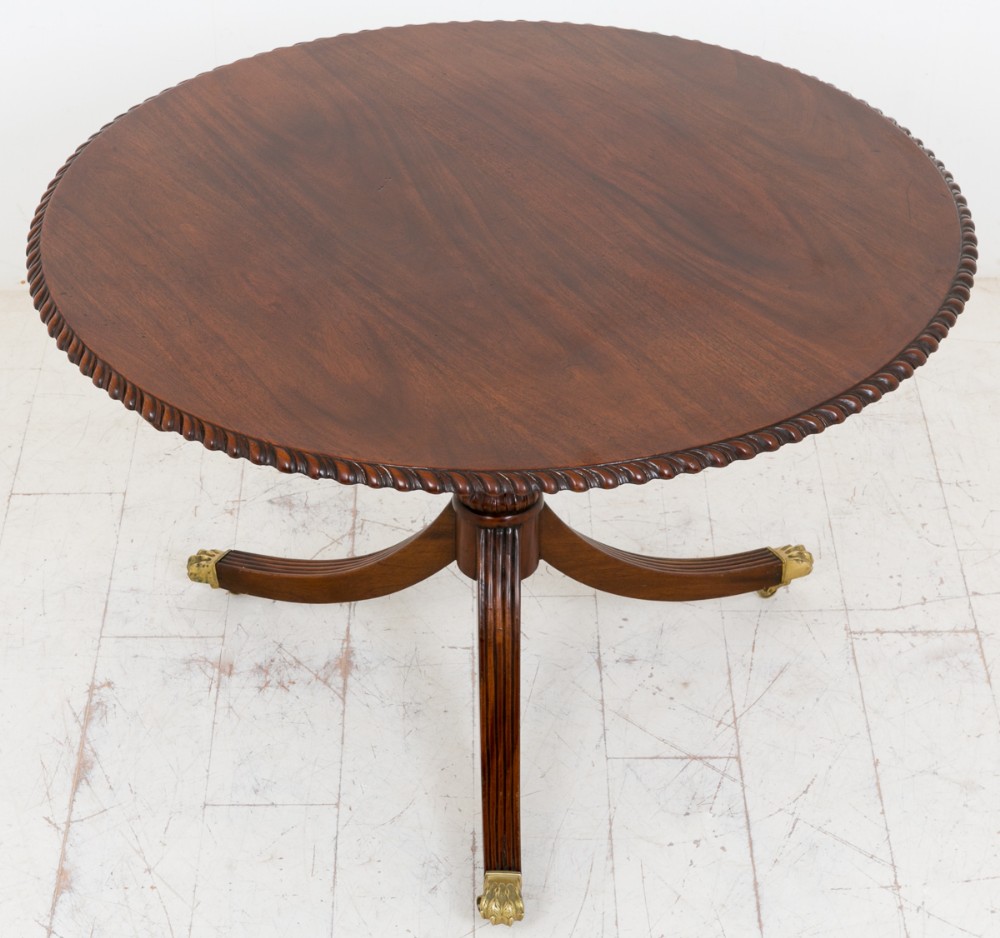 Mahogany Circular Dining Table