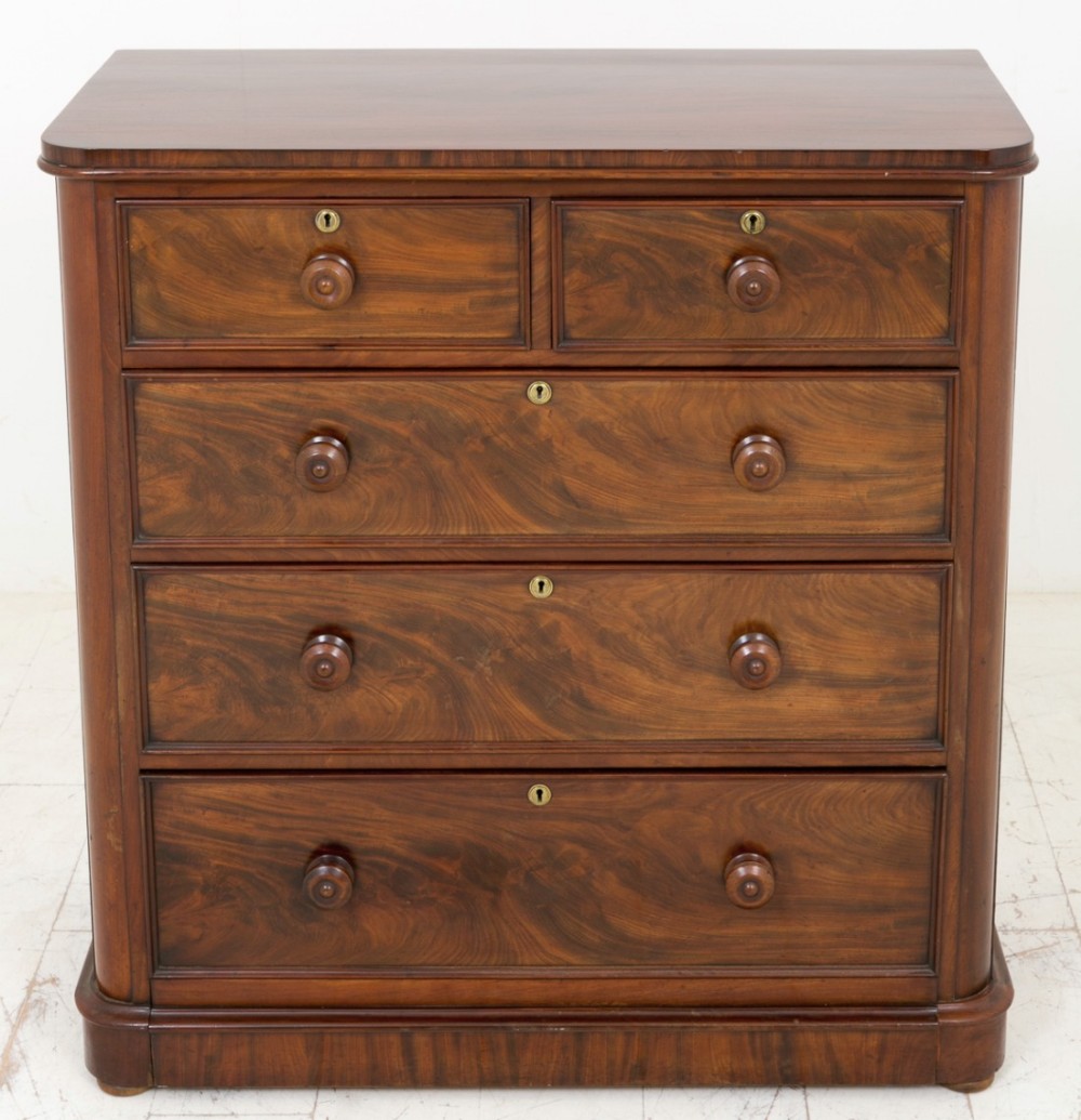 Mid Victorian Mahogany Chest of Drawers