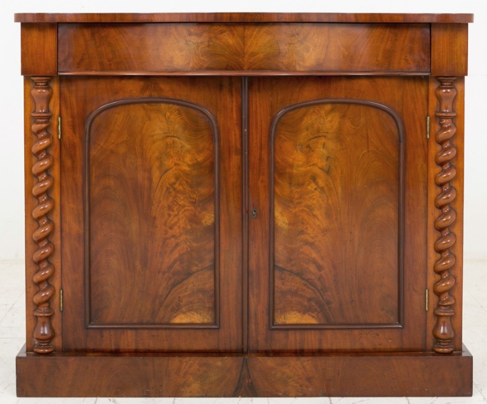Victorian Mahogany 2 door Side Cabinet.