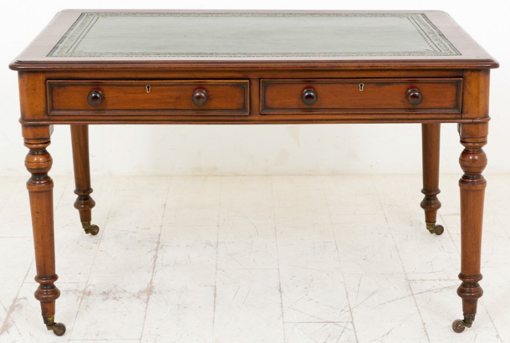 Victorian Mahogany Partners Writing Table