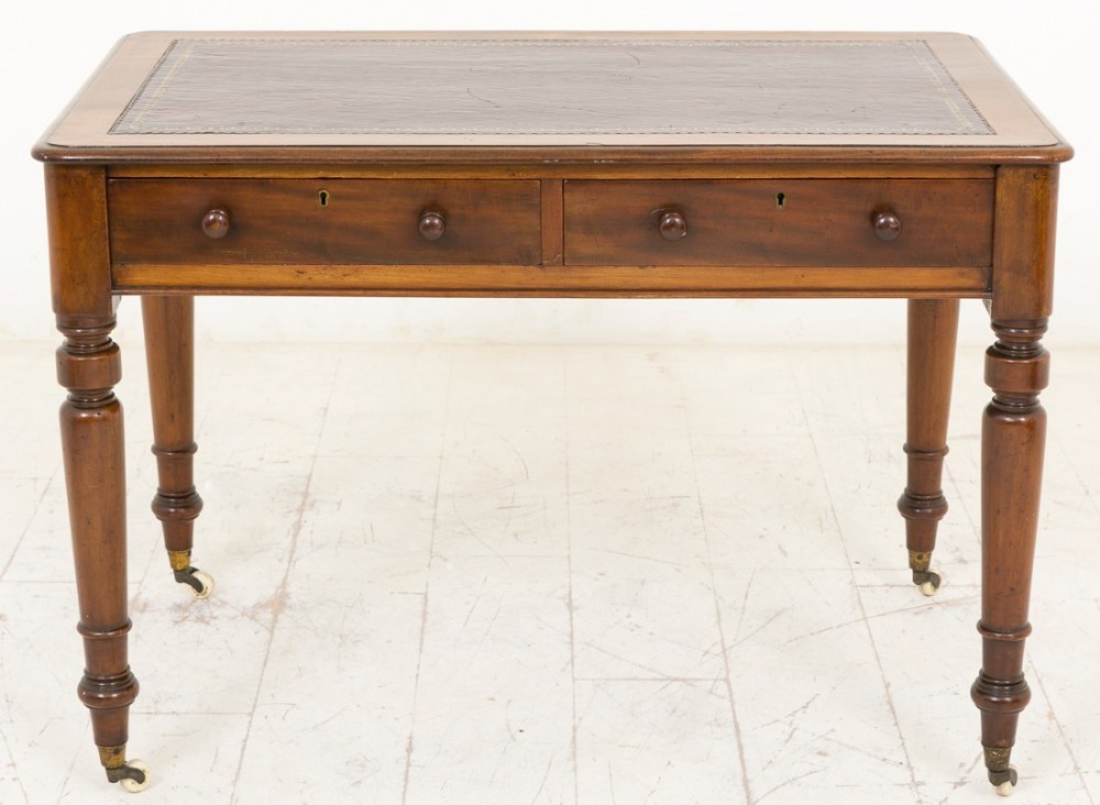 Victorian Mahogany 2 Drawer Writing Table