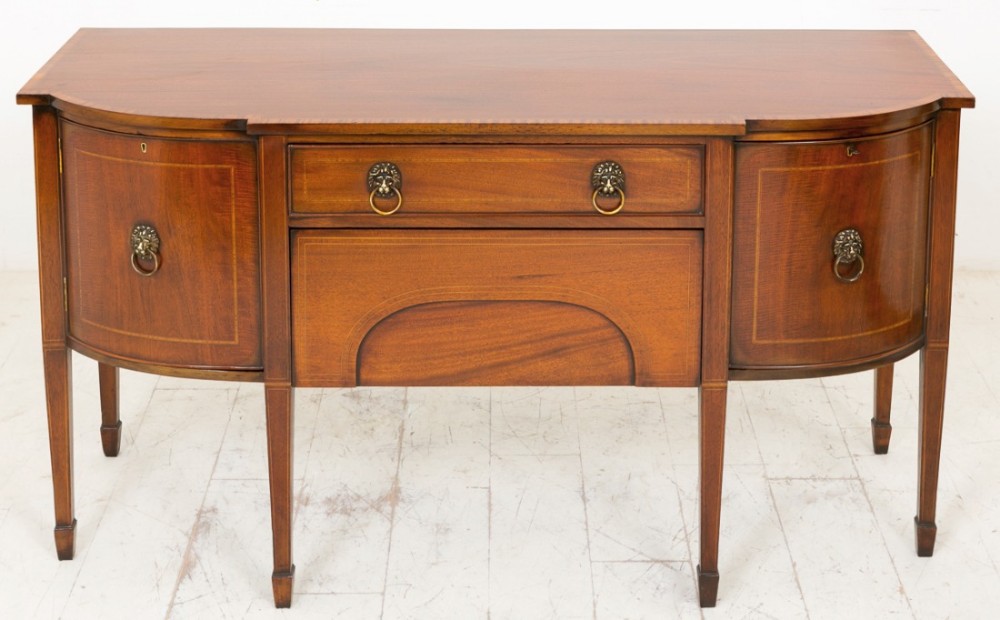 Sheraton Revival mahogany Sideboard