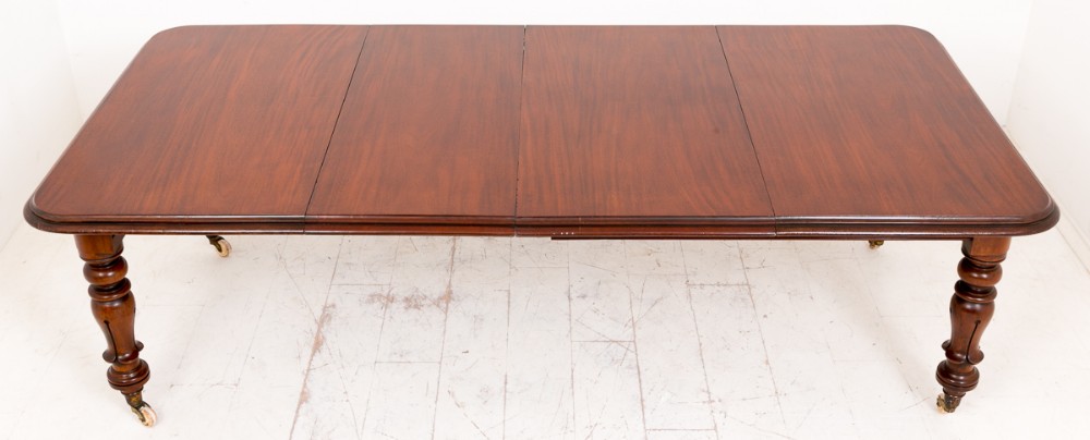 Mahogany William IV Extending Dining Table
