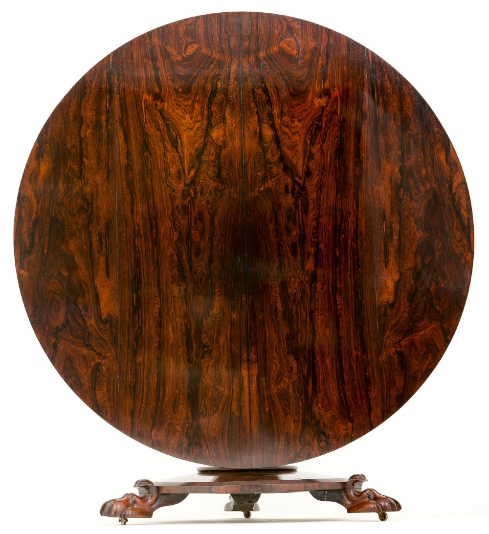 Superb Quality William IV Rosewood Circular Dining table
