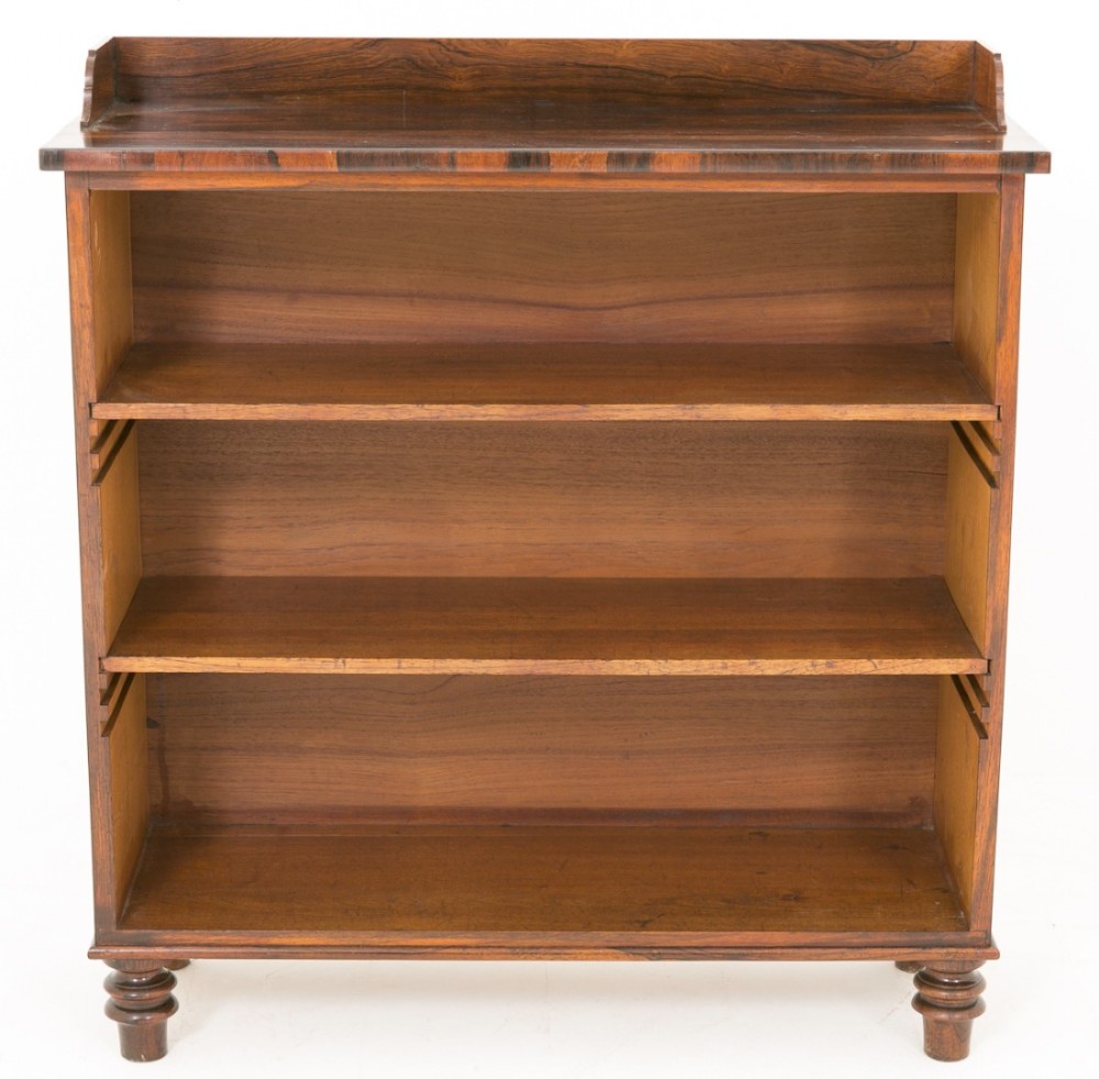 Regency Rosewood Open Bookcase