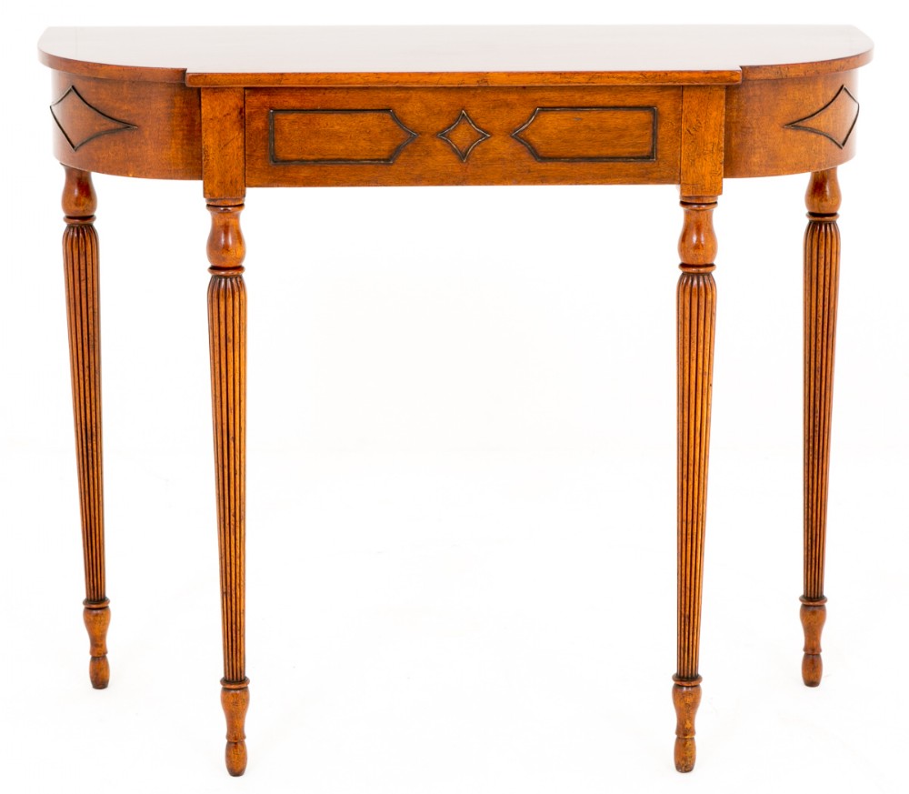 Regency Style Mahogany Console Table