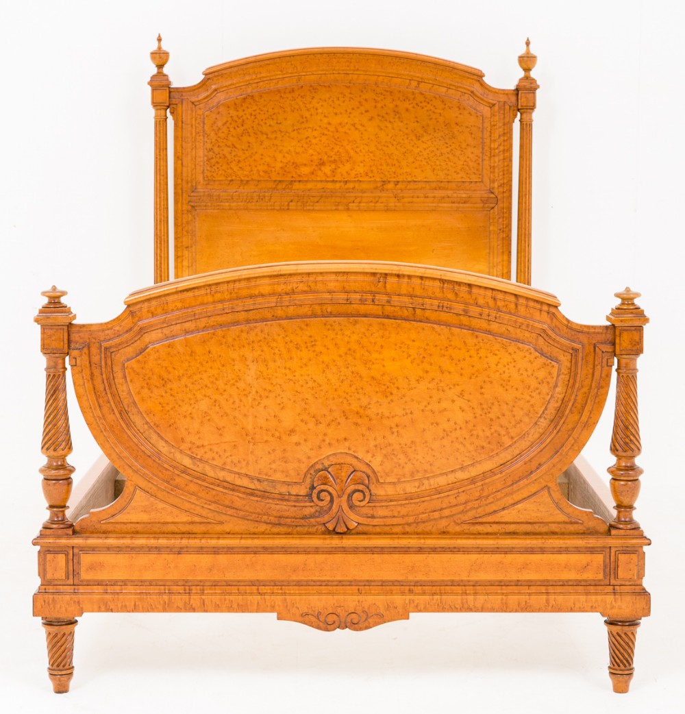 Stunning French Birds Eye Maple Bed